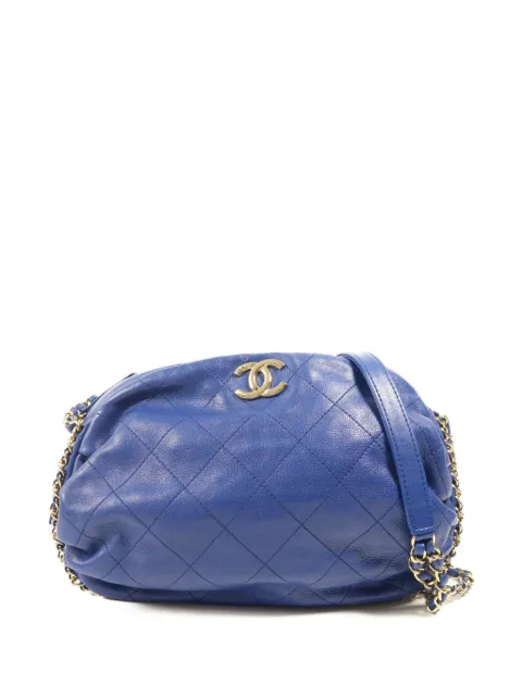 CHANEL Pre-Owned CC diamond-quilted shoulder bag