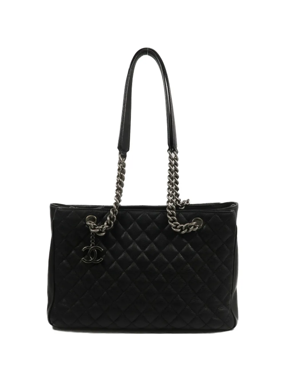 CHANEL Pre-Owned Rock In Rome CC chain-link shoulder bag - Nero