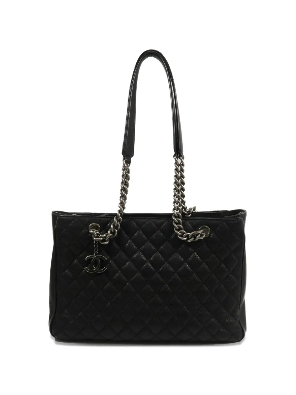 CHANEL Pre-Owned Rock In Rome CC chain-link shoulder bag - Nero