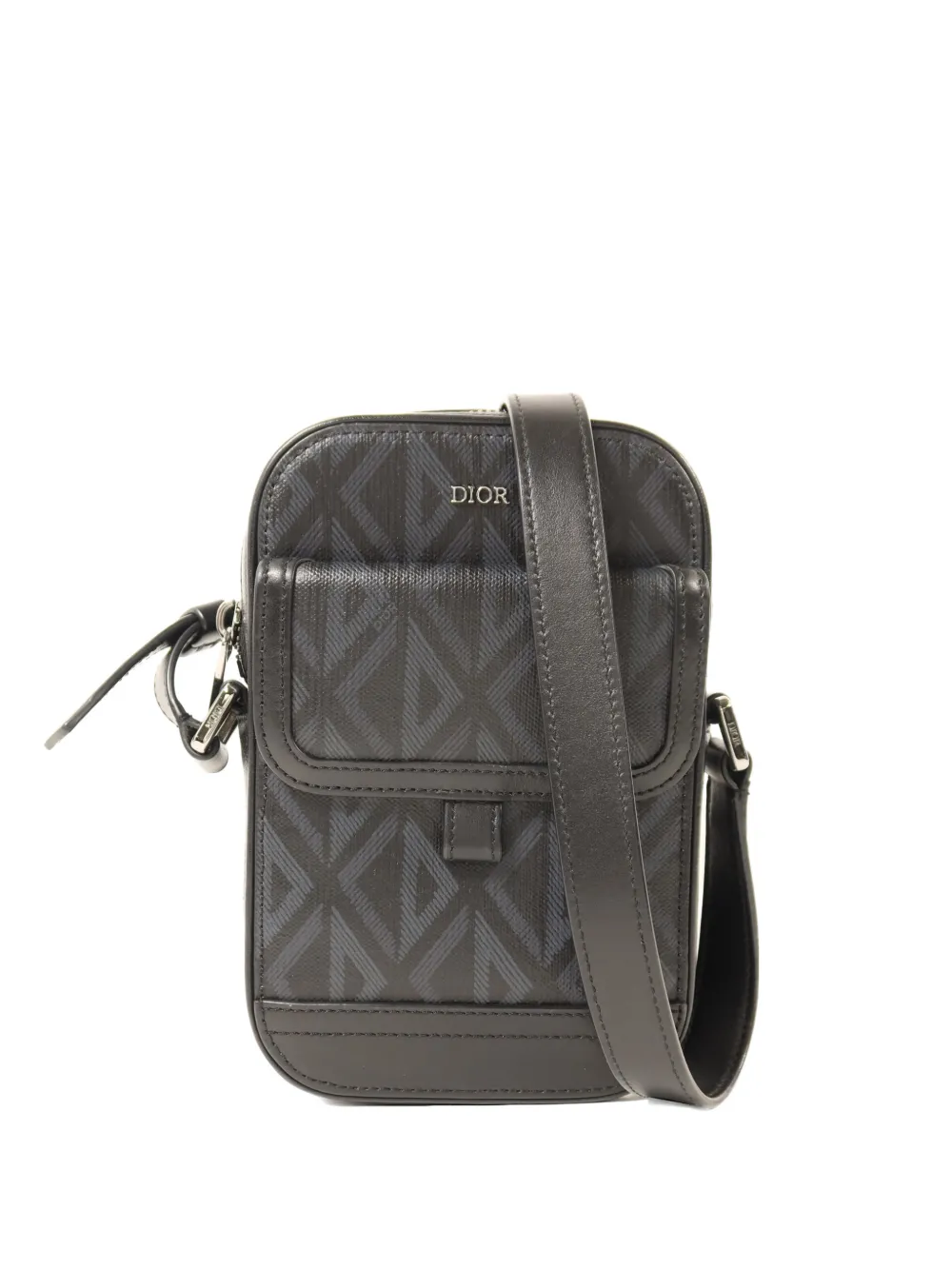 Christian Dior Pre-Owned monogram-pattern messenger bag - Schwarz