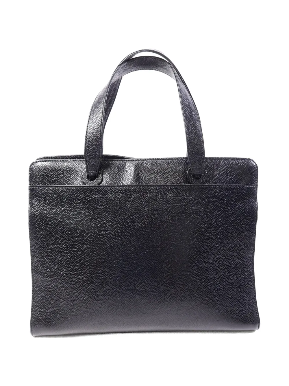 CHANEL Pre-Owned CC logo-embossed tote bag - Nero