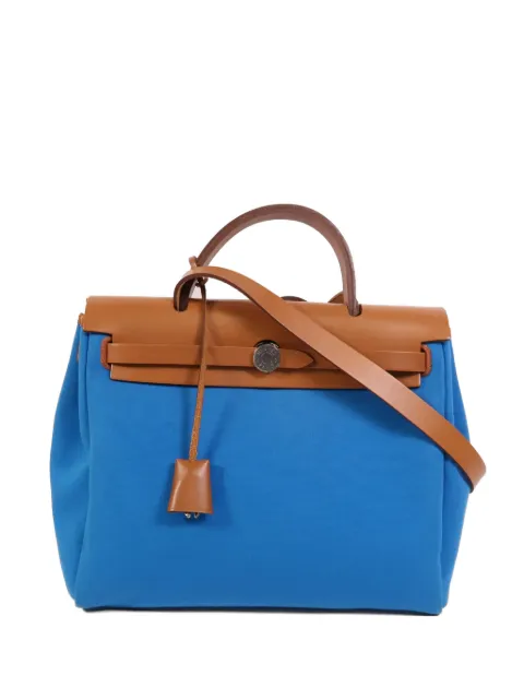 Hermès Pre-Owned PM Herbag canvas tote bag
