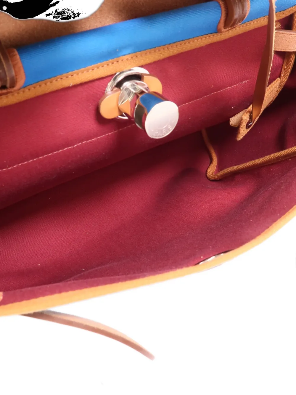 Hermès Pre-Owned PM Herbag canvas shopper Blauw