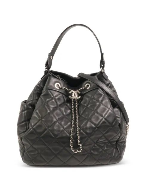 CHANEL Pre-Owned CC quilted shoulder bag