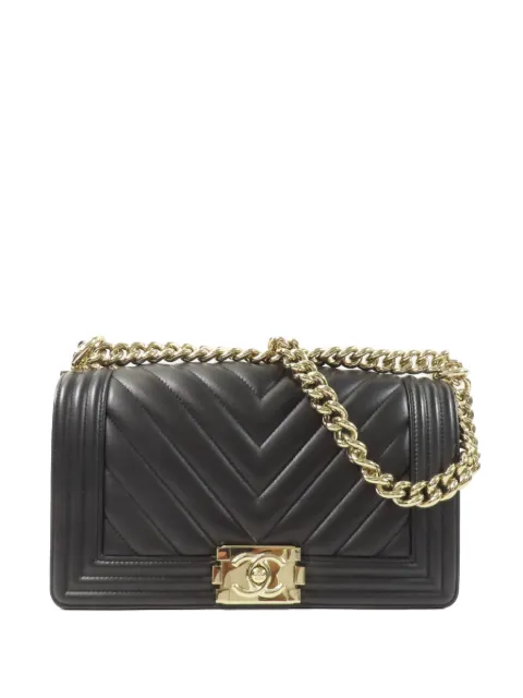 CHANEL Pre-Owned Boy chevron-quilted shoulder bag