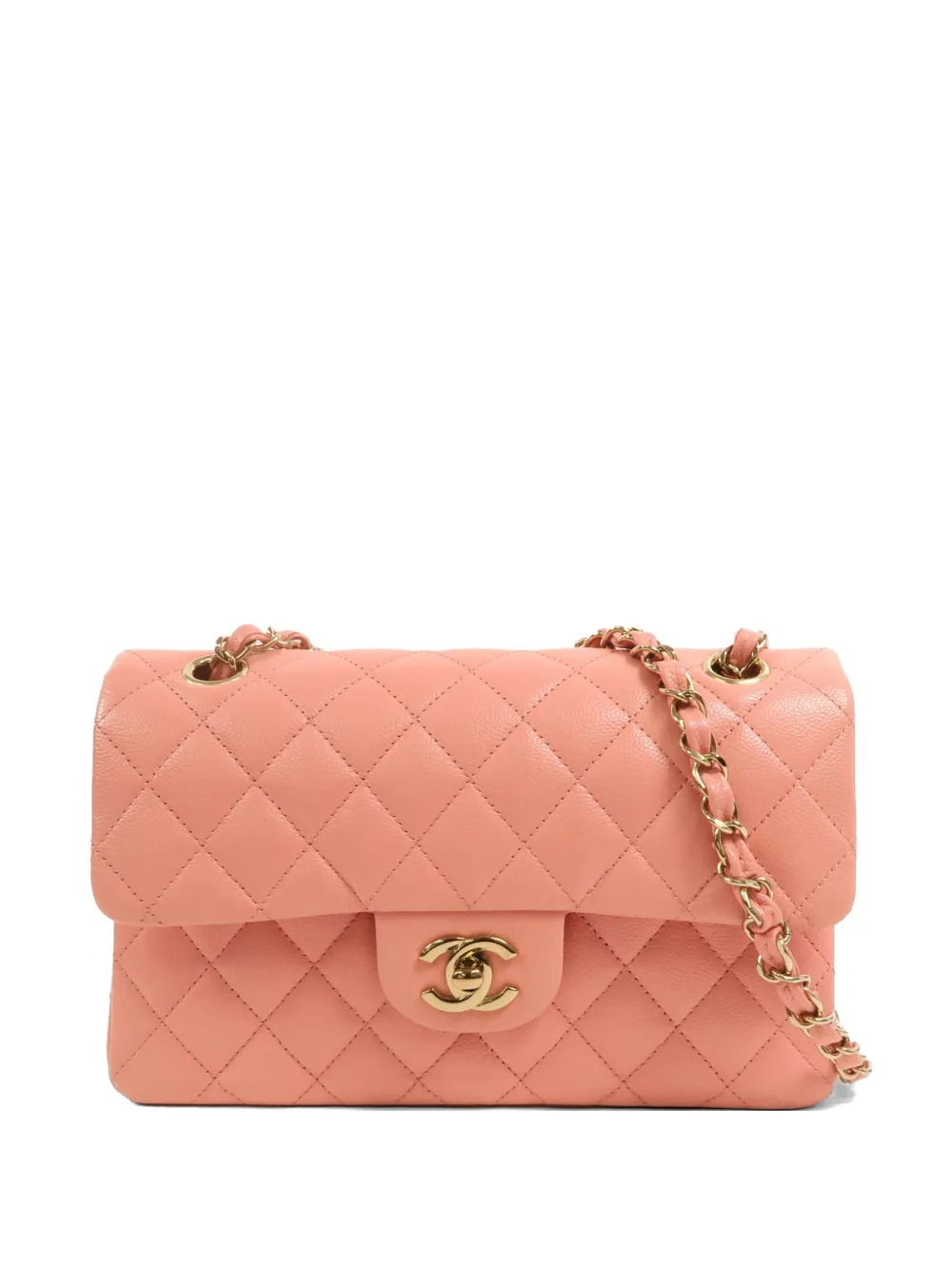 CHANEL Pre-Owned quilted CC turn-lock shoulder bag - Pink