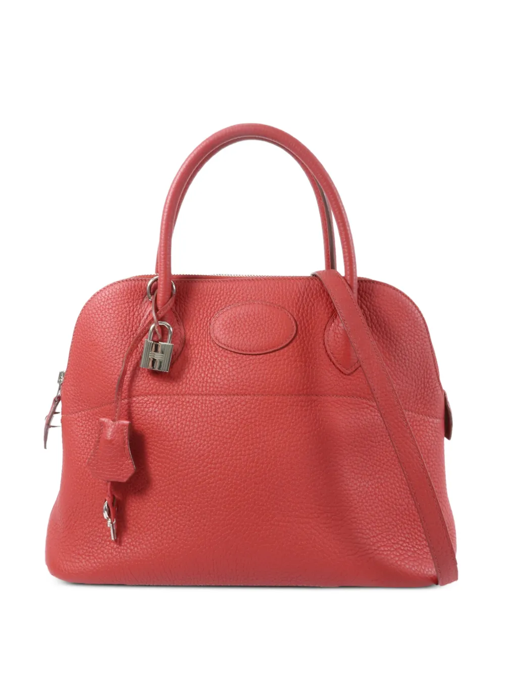 Hermès Pre-Owned 31 Bolide leather tote bag - Rosso