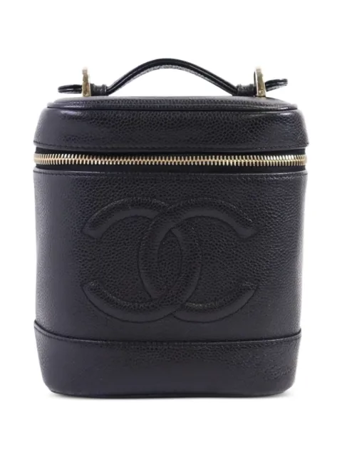 CHANEL Pre-Owned leather make up bag