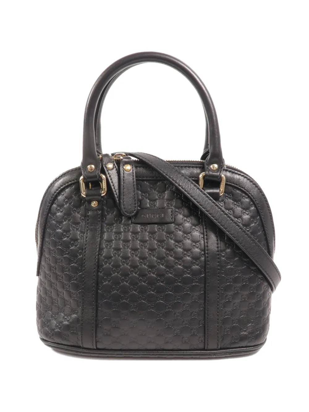 Gucci Pre-Owned mini Dome Microguccissima tote bag - Nero
