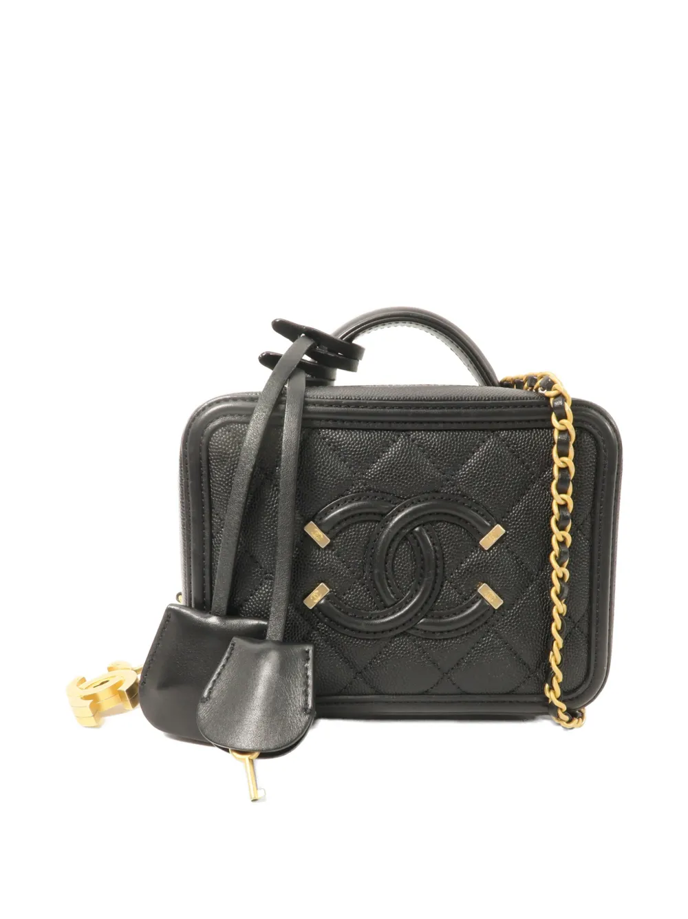 CHANEL Pre-Owned leather shoulder bag - Schwarz