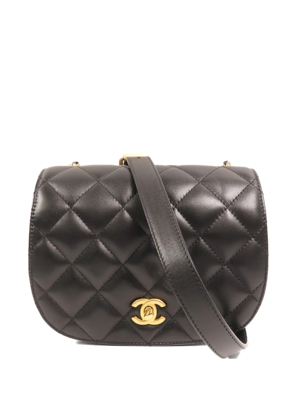 CHANEL Pre-Owned CC turn-lock shoulder bag - Nero