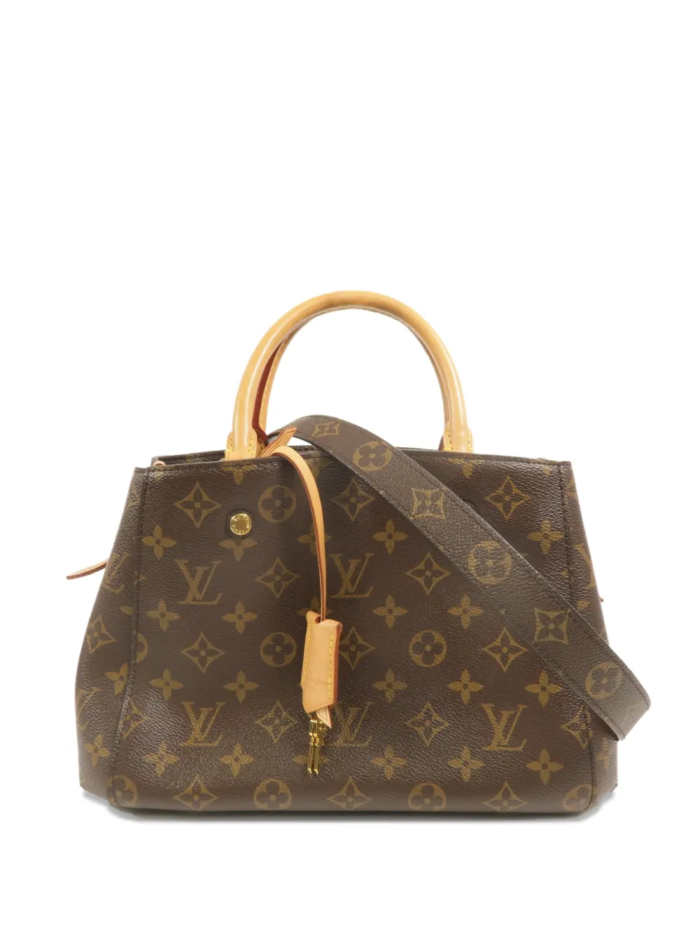 Louis Vuitton Pre-Owned BB Montaigne two-way tote bag - Marrone
