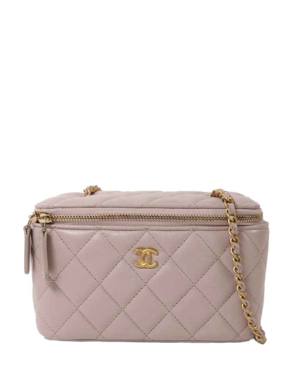 CHANEL Pre-Owned CC leather vanity bag - Rosa