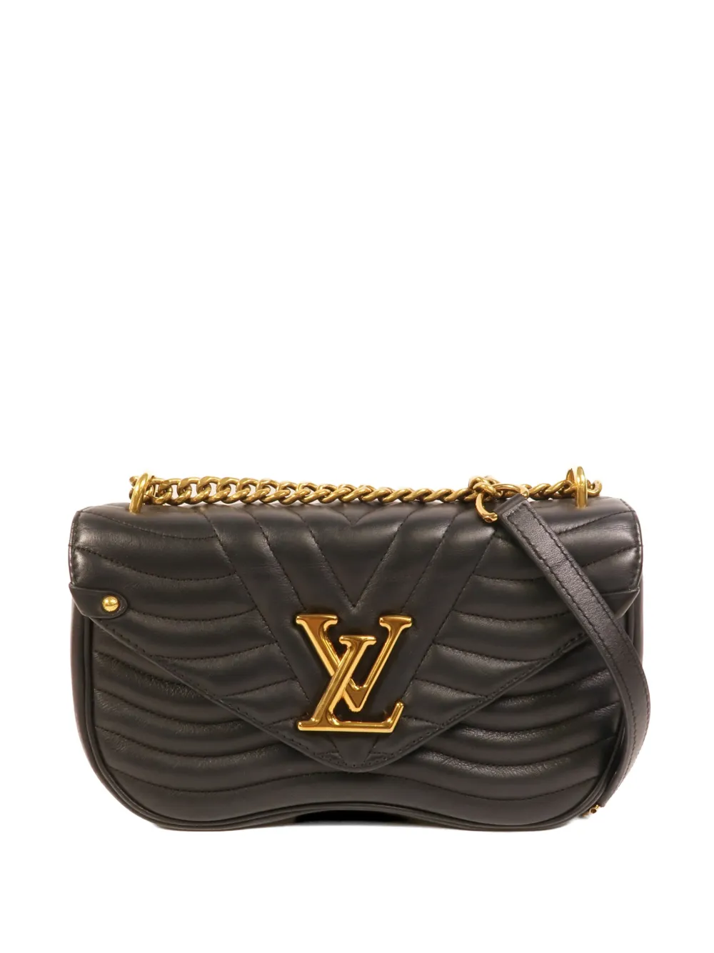 Louis Vuitton Pre-Owned MM New Wave leather shoulder bag - Nero