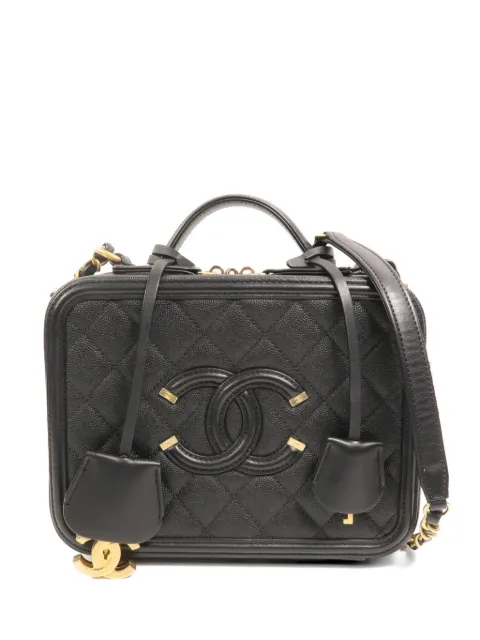 CHANEL Pre-Owned CC Filigree vanity case