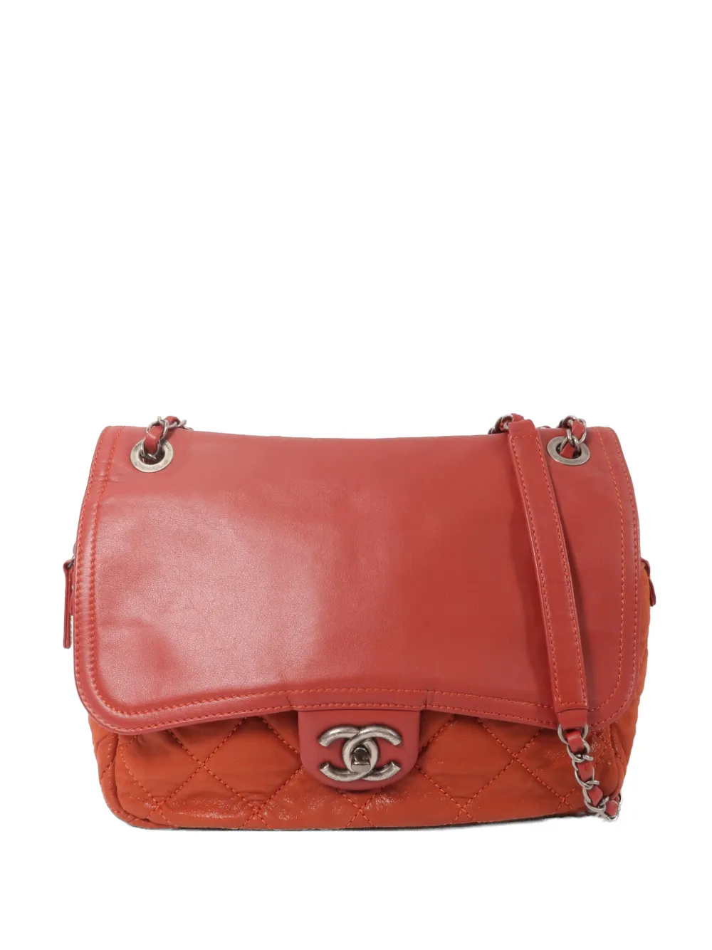 CHANEL Pre-Owned CC chain shoulder bag - Arancione