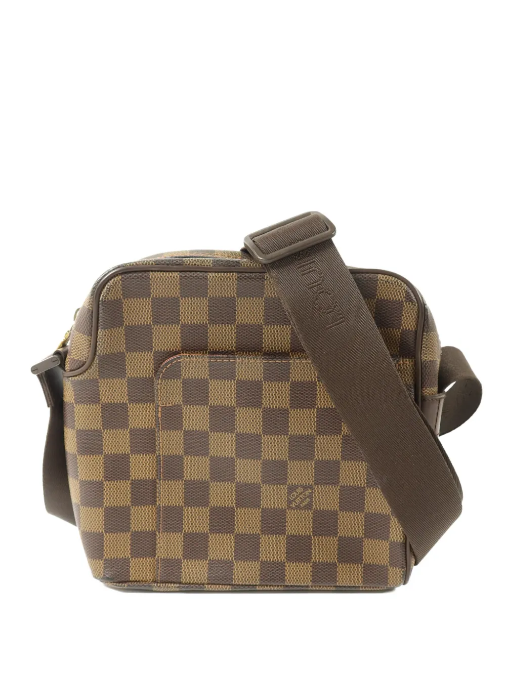Louis Vuitton Pre-Owned PM Olaf Damier-pattern shoulder bag - Marrone