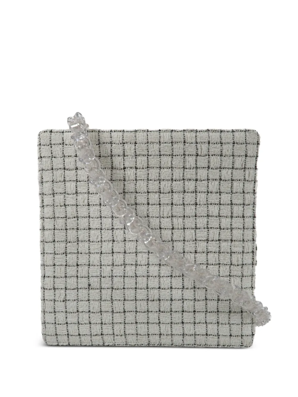 CHANEL Pre-Owned CC tweed shoulder bag - Toni neutri