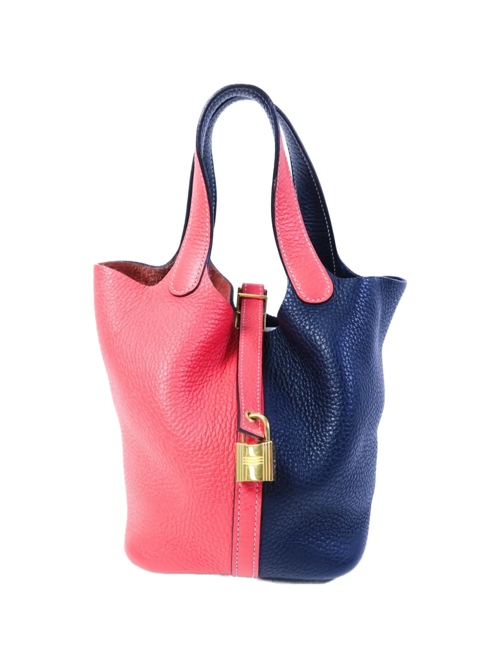 Hermès Pre-Owned Picotin PM leather shoulder bag - Blu