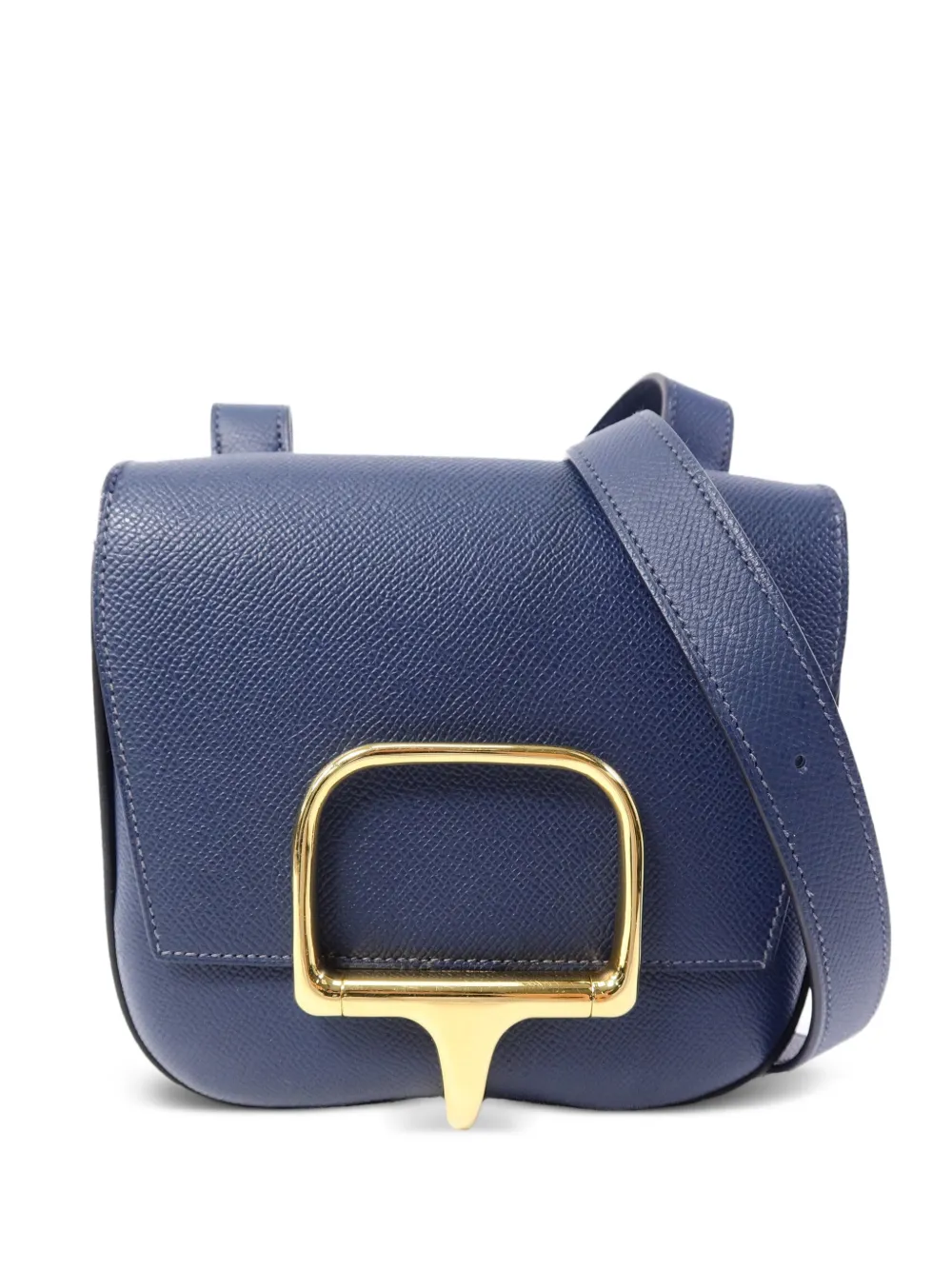 Hermès Pre-Owned mini Della Cavalleria leather shoulder bag - Blu