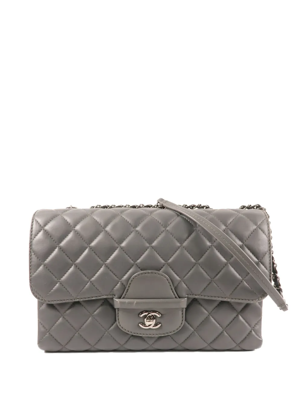 CHANEL Pre-Owned CC turn-lock shoulder bag - Grigio