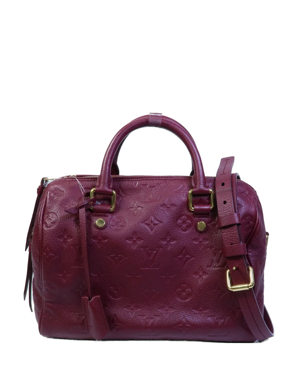 Louis Vuitton Pre-Owned Louis Vuitton Monogram Empreinte Speedy Bandouliere 25 shoulder bag - Viola