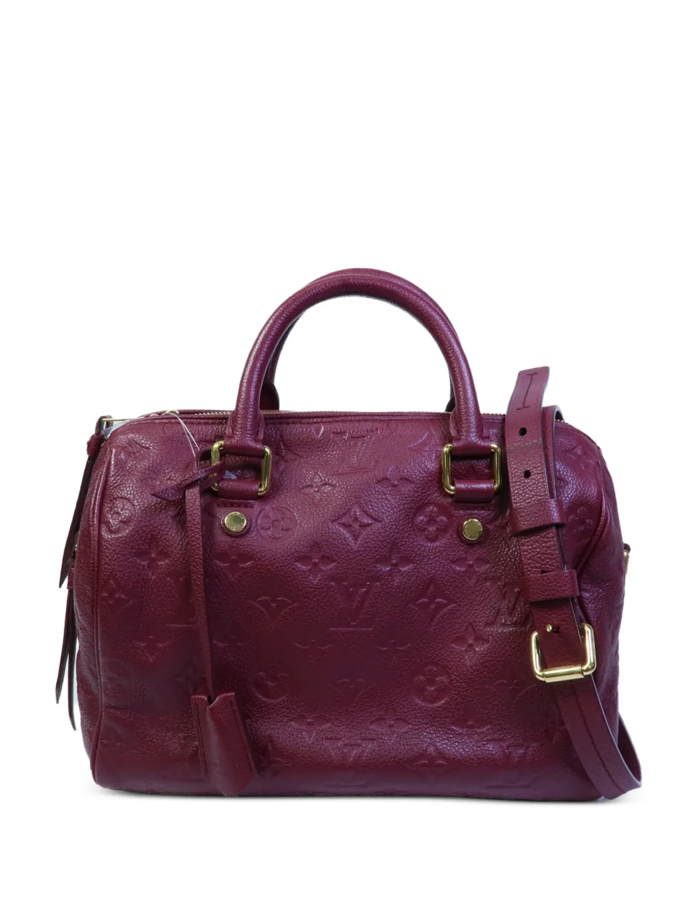 Louis Vuitton Pre-Owned Louis Vuitton Monogram Empreinte Speedy Bandouliere 25 shoulder bag - Violett