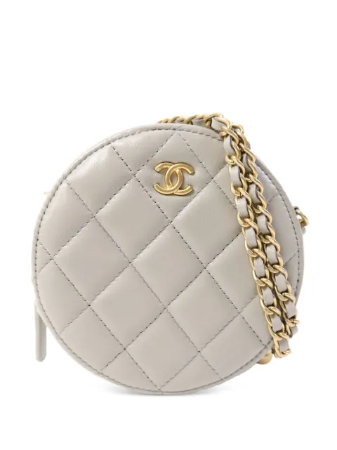 CHANEL Pre-Owned diamond-quilted mini bag