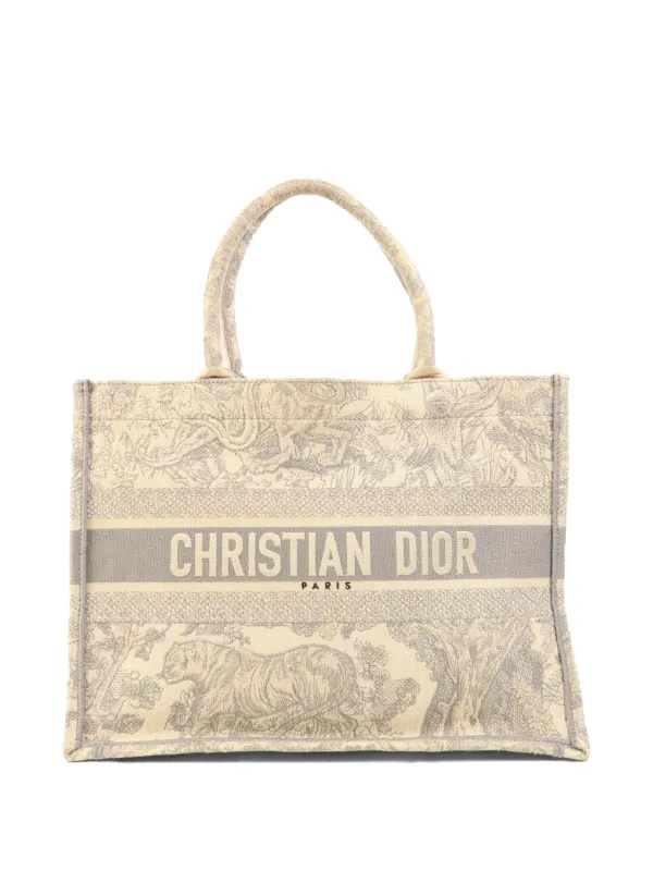 Christian Dior Pre-Owned ブック トート ハンドバッグ | ニュートラル