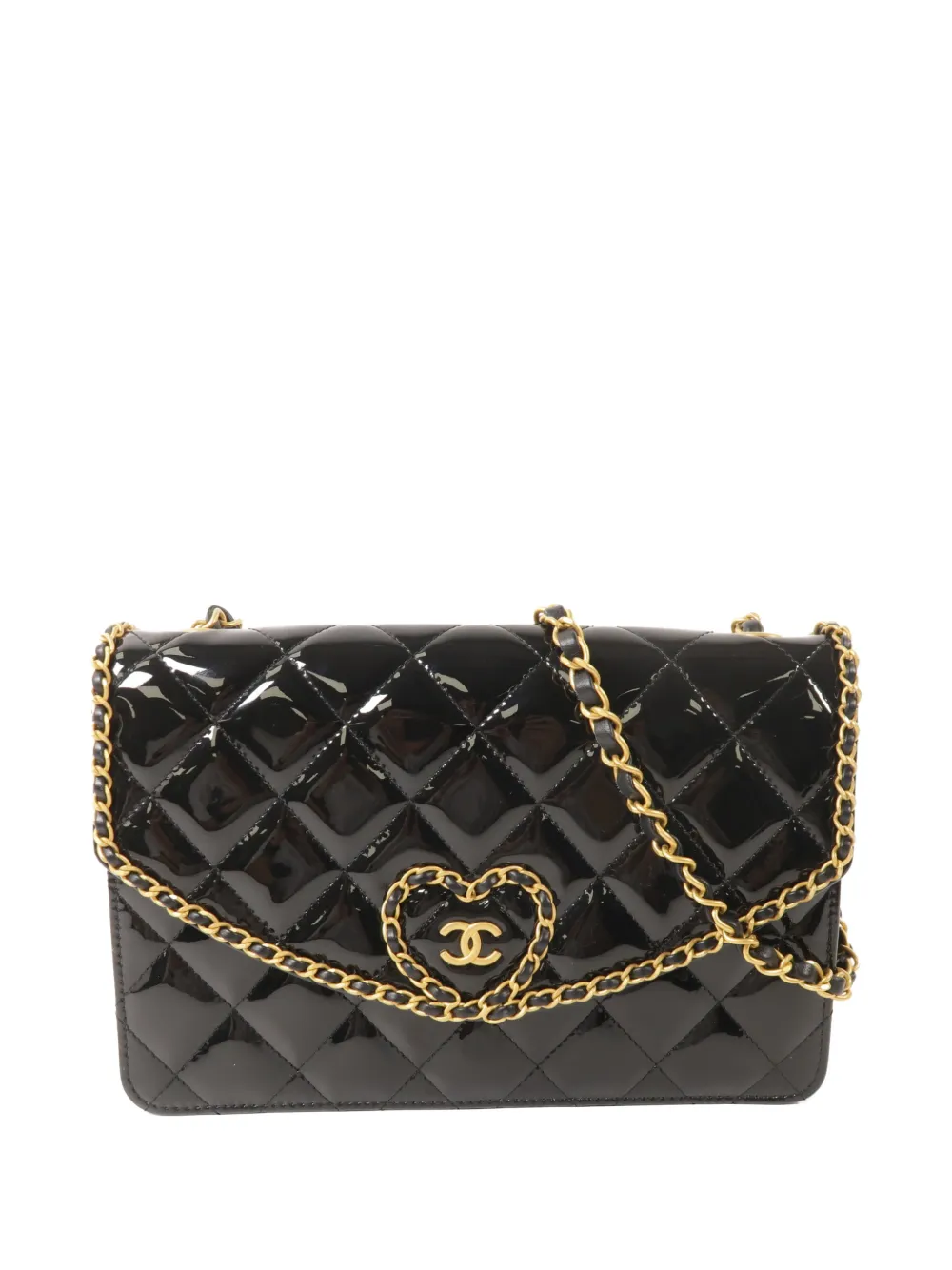CHANEL Pre-Owned CC heart shoulder bag - Nero