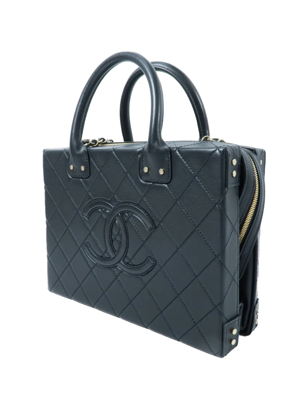 CHANEL Pre-Owned CC quilted tote bag - Schwarz