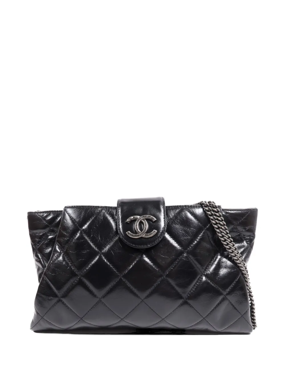 CHANEL Pre-Owned CC chain-strap quilted calfskin shoulder bag - Nero