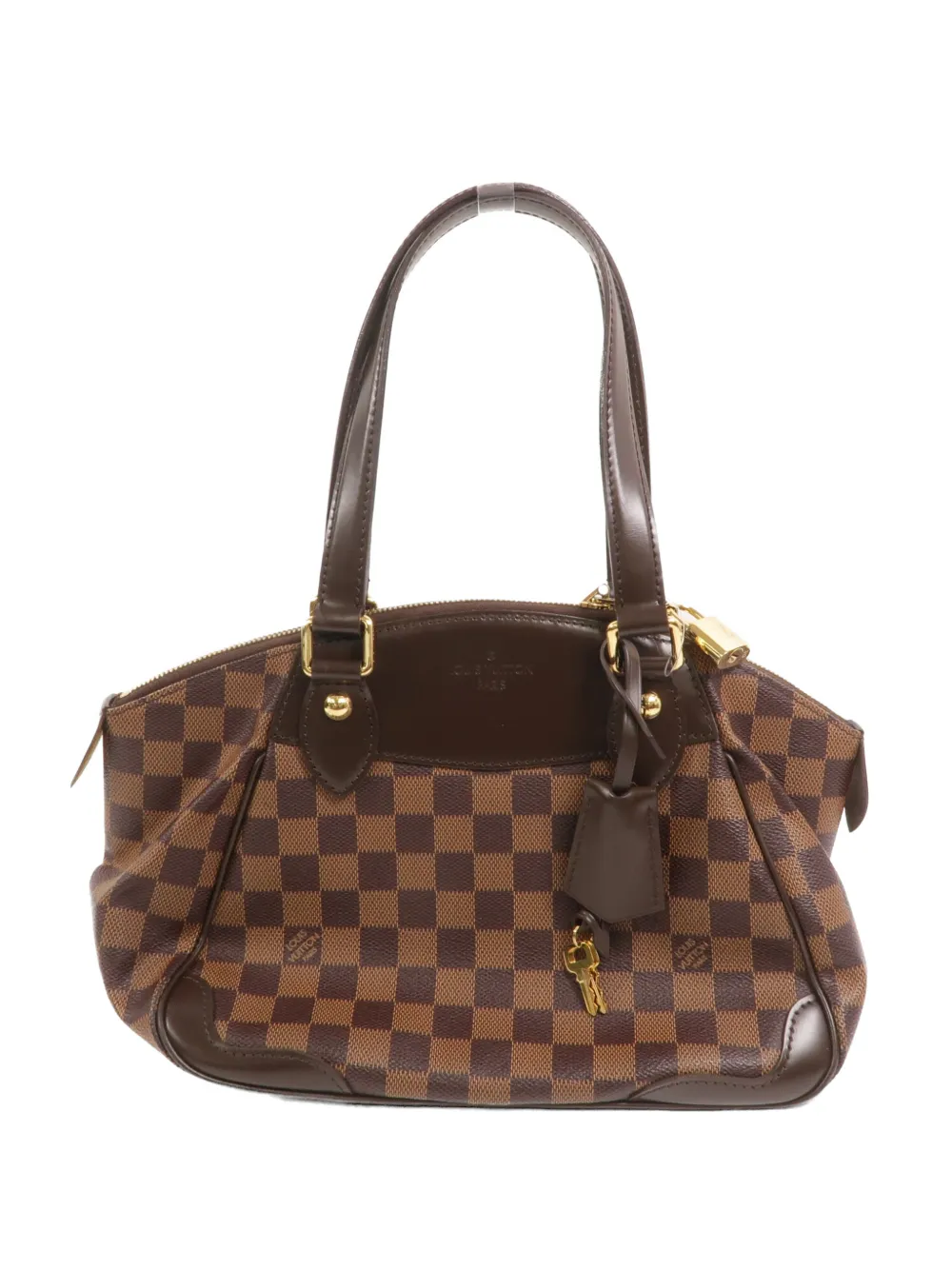 Louis Vuitton Pre-Owned Verona Damier Ebène PM shoulder bag - Marrone