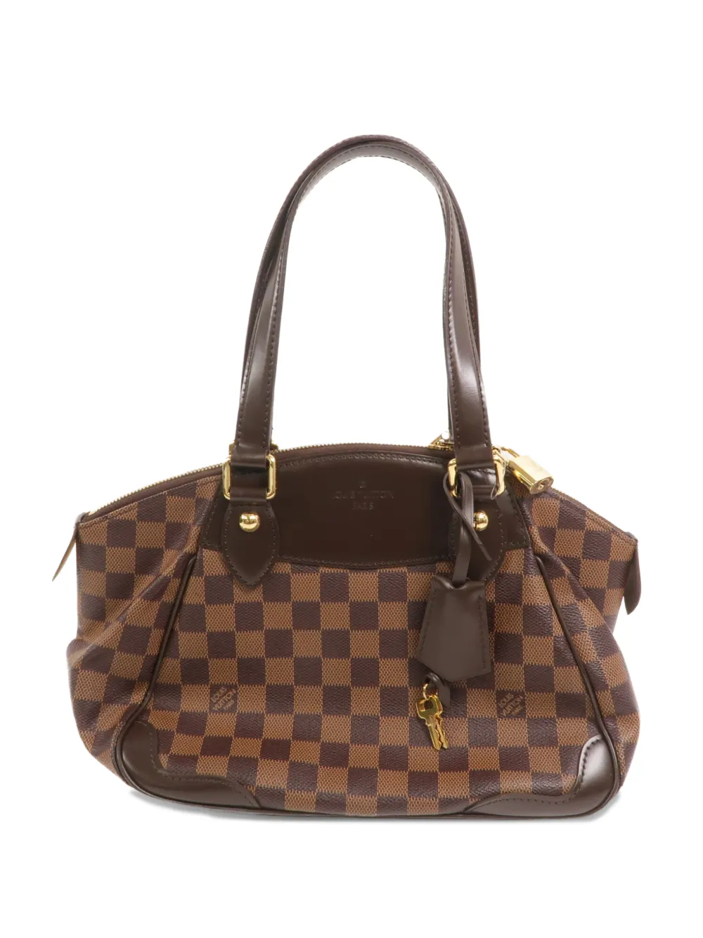 Louis Vuitton Pre-Owned Verona Damier Ebène PM shoulder bag - Marrone