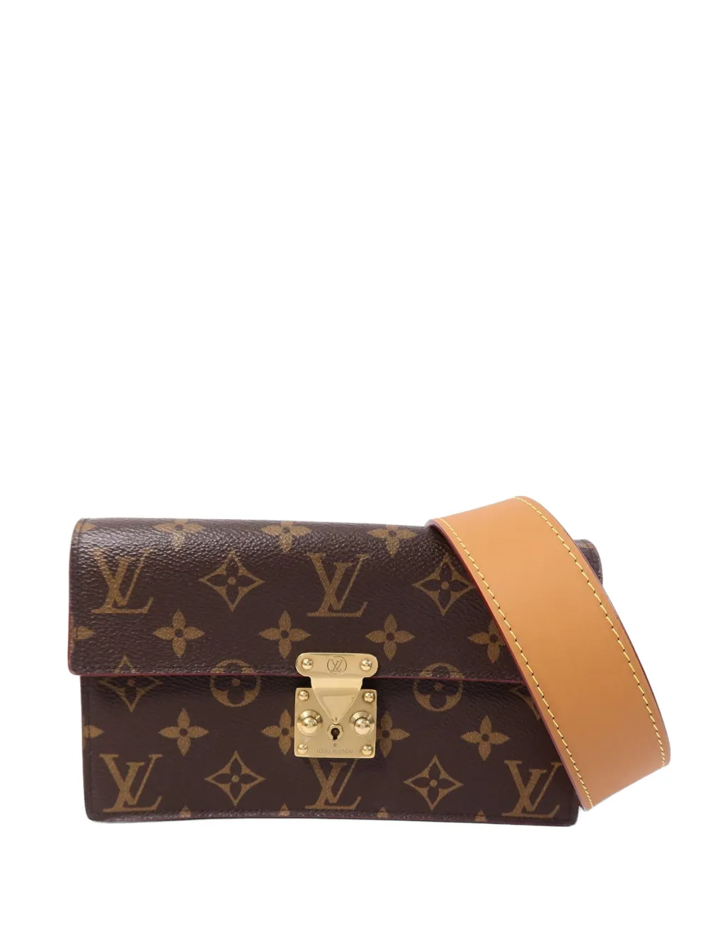 Louis Vuitton Pre-Owned GM S-lock Belt Monogram-pattern belt bag - Marrone