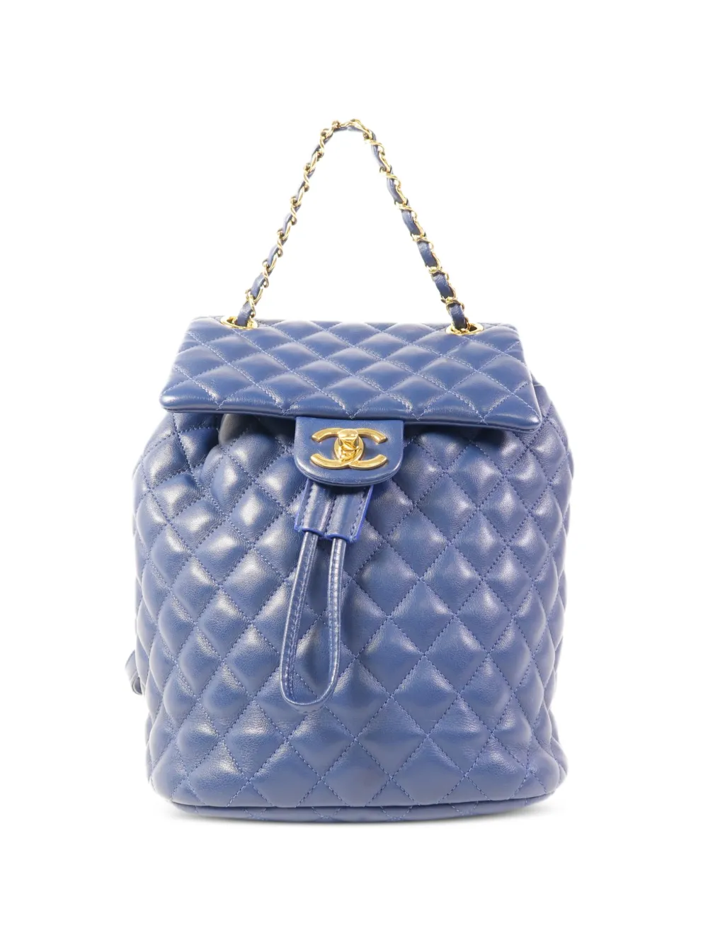 CHANEL Pre-Owned Spirit CC turn-lock backpack - Blu