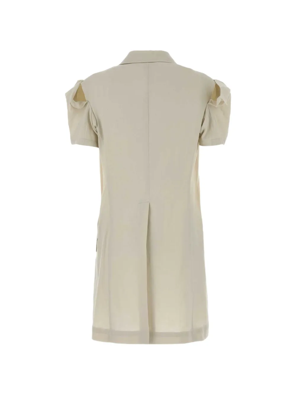 Y's Blazer met korte mouwen en uitgesneden details Beige
