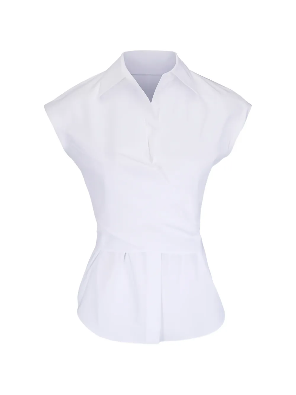 Lafayette 148 Blusa a portafoglio - Bianco