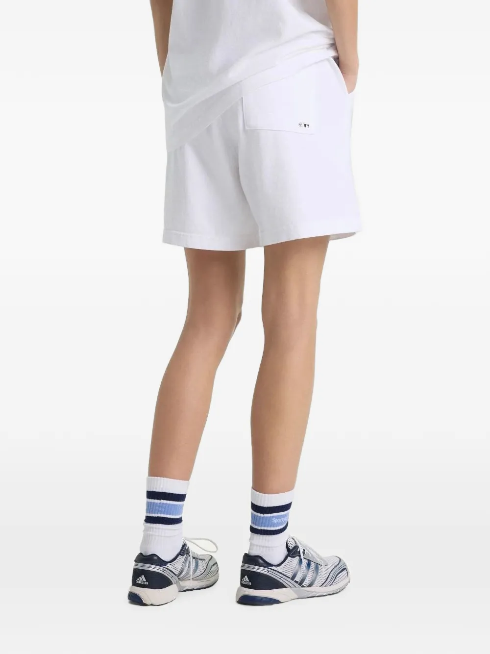 Sporty & Rich Heritage Yankee shorts Wit