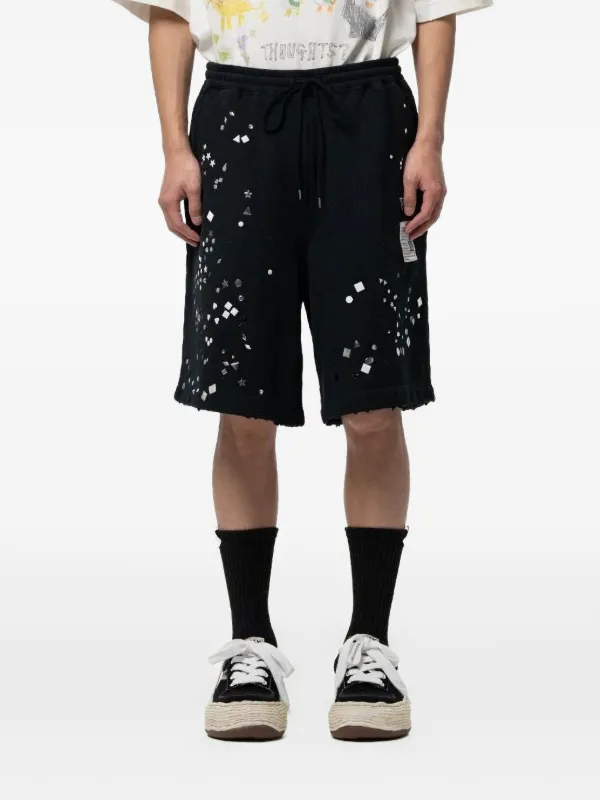 Maison MIHARA YASUHIRO コットン ショートパンツ | ブラック