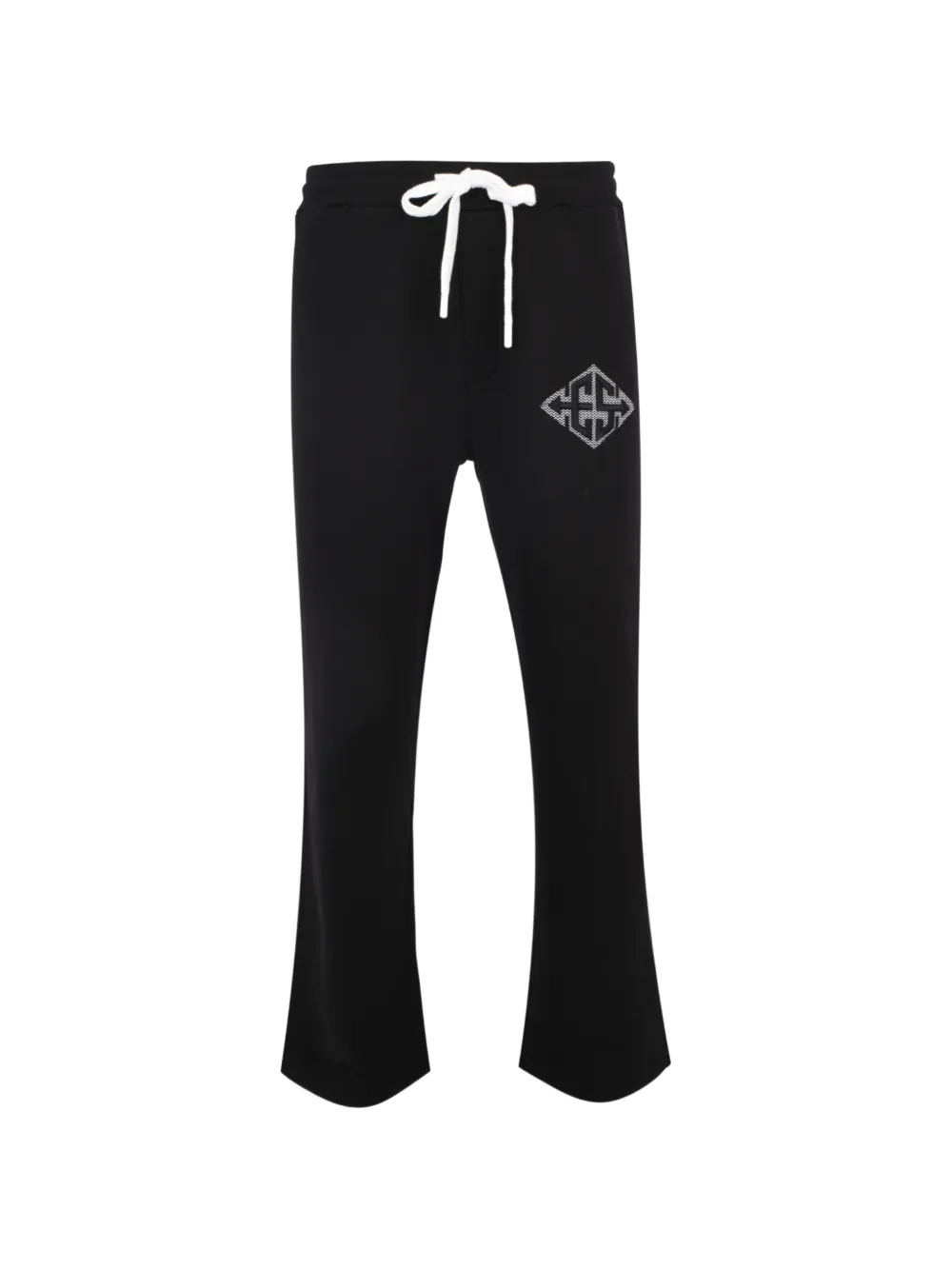 Exit Society XXX logo-print drawstring track pants - Nero