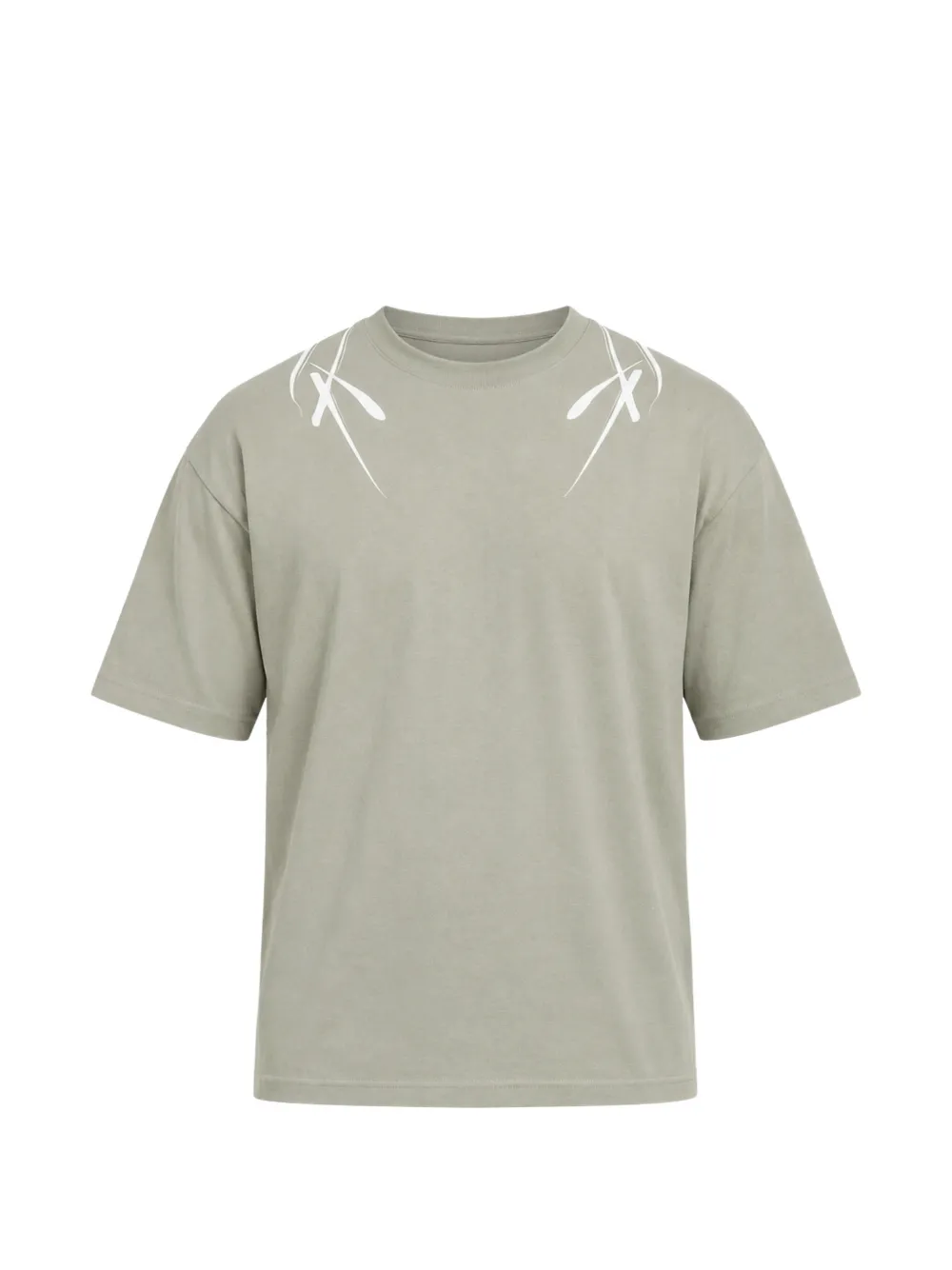 Exit Society graphic-print drop-shoulder T-shirt