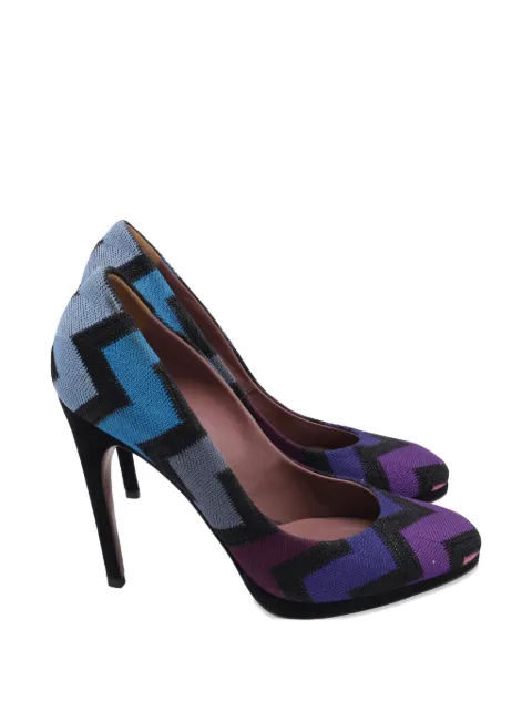 Missoni Pre-Owned Zig Zag print pumps
