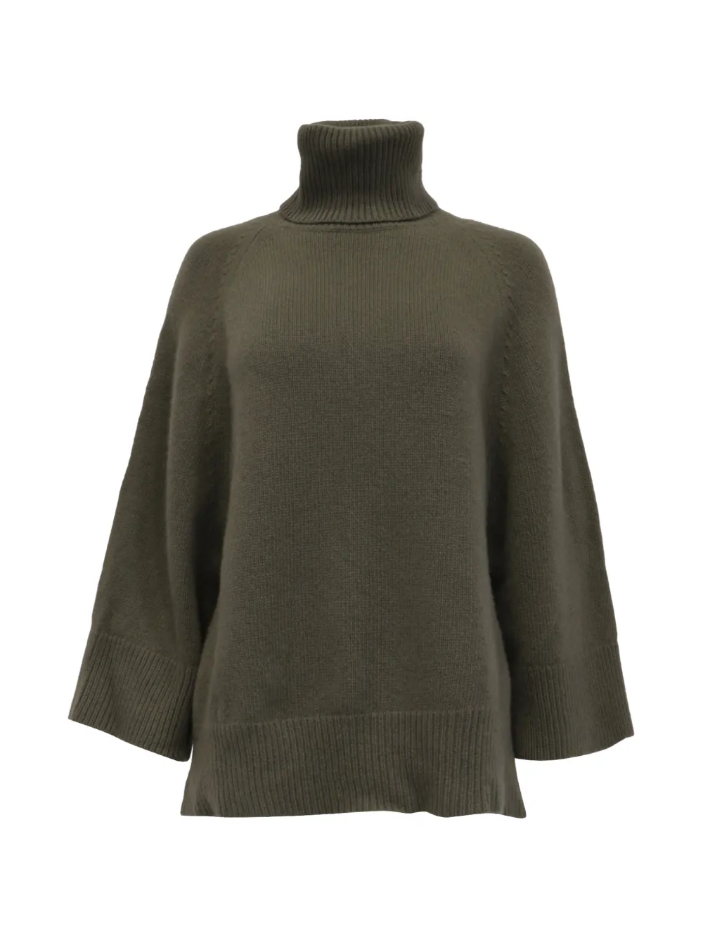 Theory turtleneck raglan-sleeve sweater - Verde