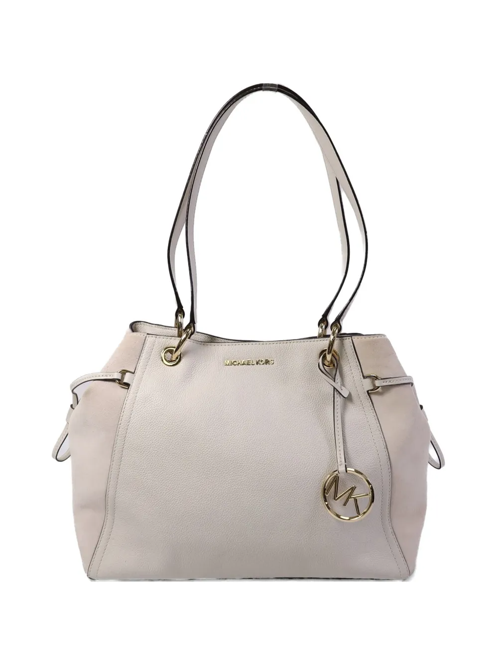 Michael Kors Vintage logo-charm shoulder bag - Toni neutri