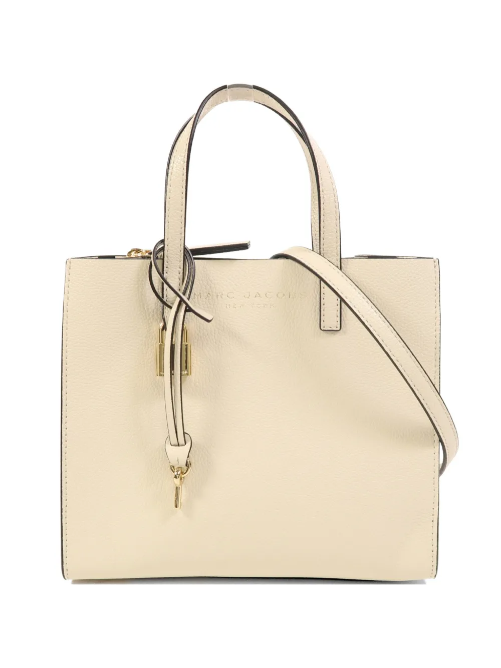 Marc Jacobs Vintage grained leather shoulder bag - Toni neutri