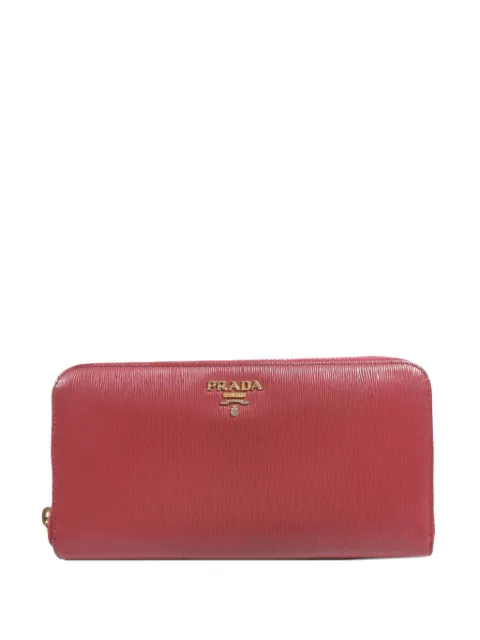 Prada Pre-Owned textured leather wallet