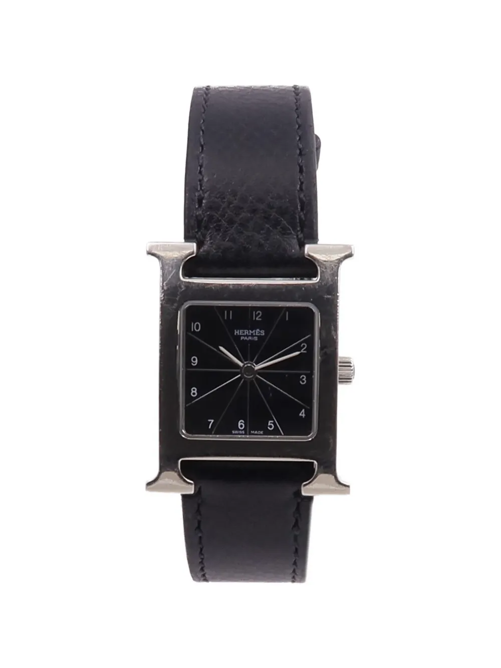 Hermès Pre-Owned H watch 21mm - Nero