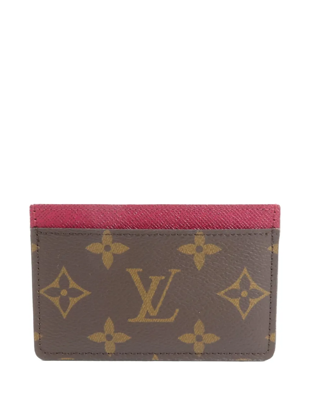 Louis Vuitton Pre-Owned Monogram canvas card case - Marrone