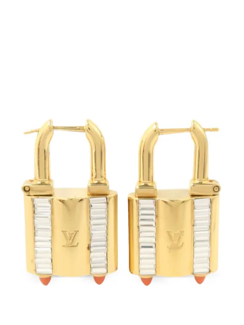 Louis Vuitton Pre-Owned boucles d’oreilles Lock Me en forme de cadenas